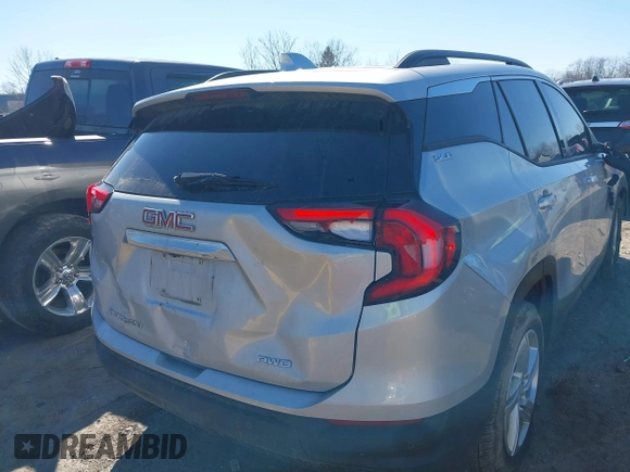 2019 GMC Terrain SLE with VIN 3GKALTEV9KL132718, listed as a IAAI auction lot 41790338 with 86,739 mi miles. Bid and sale history available at carsss.com. Image 6.