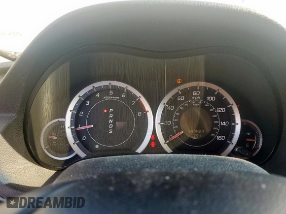 2009 Acura TSX with VIN JH4CU26679C017705, listed as a Copart auction lot 62819165 with 192,587 mi miles and Salvage title. Bid and sale history available at DreamBid. Image 9.