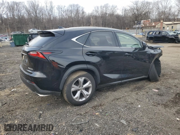 2017 Lexus NX with VIN JTJBARBZ3H2133225, listed as a Copart auction lot 43923135 with 120,793 mi miles and Salvage Title. Bid and sale history available at carsss.com. Image 3.
