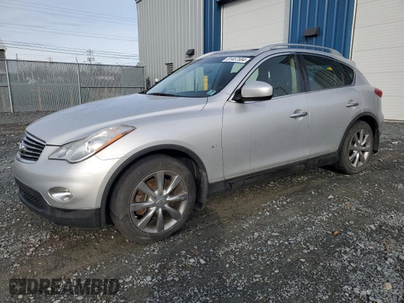 2014 Infiniti QX50 Journey with VIN JN1BJ0HR1EM190953, listed as a Copart auction lot 81457584 with 97,866 mi miles and Salvage Title. Bid and sale history available at carsss.com. Image 1.