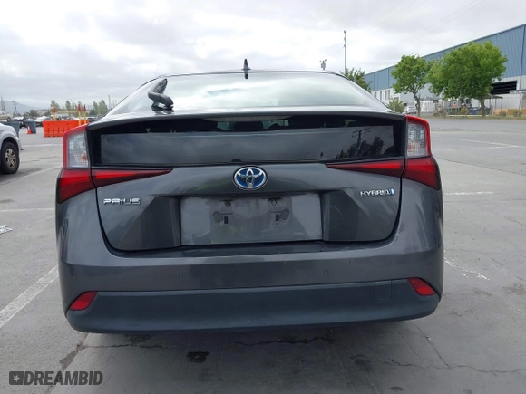 2019 Toyota Prius L Eco with VIN JTDKARFU9K3075219, listed as a IAAI auction lot 42113323 with 218,986 mi miles. Bid and sale history available at carsss.com. Image 16.