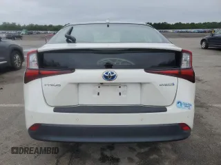 2019 Toyota Prius L Eco z VIN JTDKARFU4K3091067, wystawiony jako Copart lot #59710505 z przebiegiem 80 659 mil mil oraz Szkoda całkowita • Salvage title. Historia ofert i sprzedaży dostępna na DreamBid. Obrazek 6.