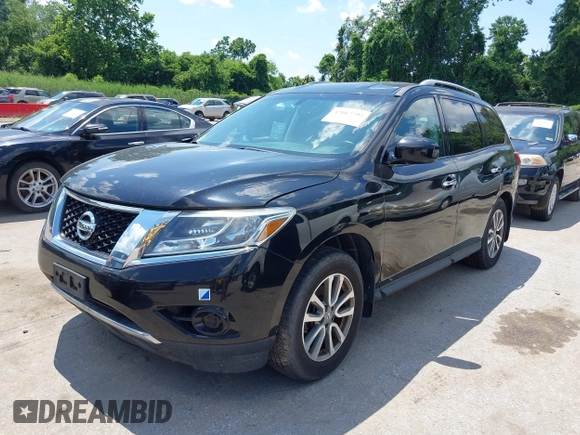 2014 Nissan Pathfinder S with VIN 5N1AR2MM7EC616167, listed as a IAAI auction lot 42667792 with 180,816 mi miles and . Bid and sale history available at DreamBid. Image 2.