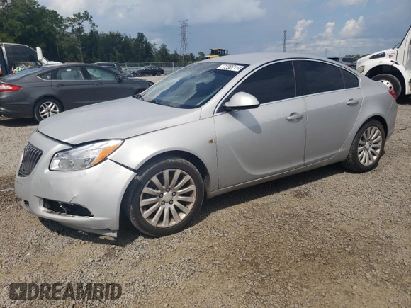 2011 Buick Regal CXL Turbo TO1 with VIN W04GV5EV9B1097451, listed as a Copart auction lot 72307114 with 117,911 mi miles and Salvage Title. Bid and sale history available at carsss.com. Image 1.