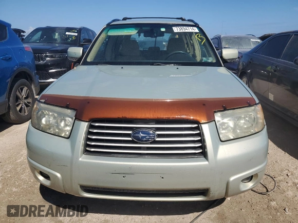 2006 Subaru Forester 2.5 X w/Premium Pkg with VIN JF1SG65626H741061, listed as a Copart auction lot 73894714 with 0 mi miles and Non Repairable. Bid and sale history available at carsss.com. Image 5.
