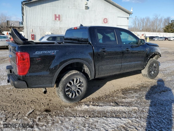2023 Ford Ranger XL with VIN 1FTER4FH5PLE32009, listed as a Copart auction lot 89186955 with 28,910 mi miles and Clean Title. Bid and sale history available at carsss.com. Image 3.