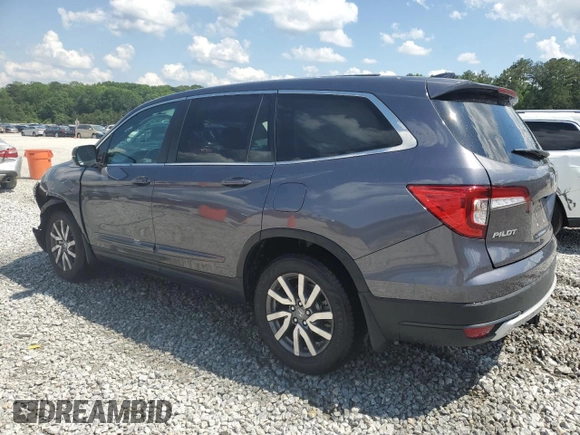 2019 Honda Pilot EX-L z VIN 5FNYF5H59KB028124, wystawiony jako Copart lot #57065075 z przebiegiem 55 260 mil mil oraz Szkoda całkowita • Salvage title. Historia ofert i sprzedaży dostępna na DreamBid. Obrazek 2.