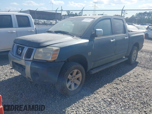 2004 Nissan Titan LE with VIN 1N6AA07B64N503241, listed as a IAAI auction lot 41938647 with 1 mi miles. Bid and sale history available at carsss.com. Image 2.