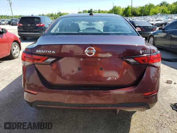 2021 Nissan Sentra SV with VIN 3N1AB8CV3MY321324, listed as a Copart auction lot 56465145 with 59,546 mi miles and Non repairable. Bid and sale history available at DreamBid. Image 6.
