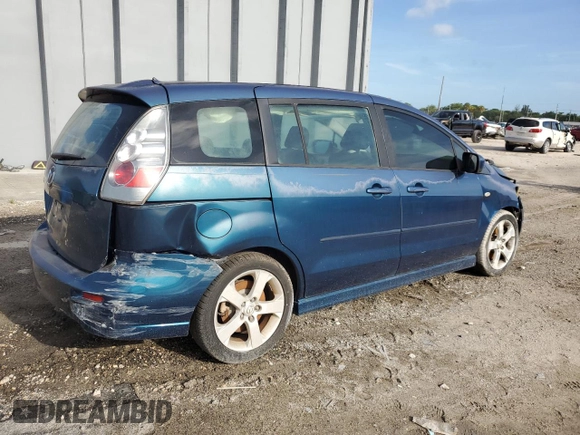 2006 Mazda 5 Sport with VIN JM1CR293860110461, listed as a Copart auction lot 64751654 with 122,154 mi miles and Salvage Title. Bid and sale history available at DreamBid. Image 3.