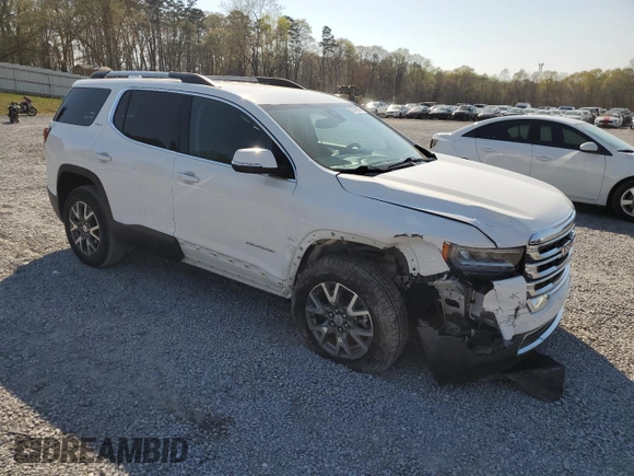 2023 GMC Acadia SLT with VIN 1GKKNML41PZ238143, listed as a Copart auction lot 50962695 with 44,243 mi miles and Salvage Title. Bid and sale history available at DreamBid. Image 4.