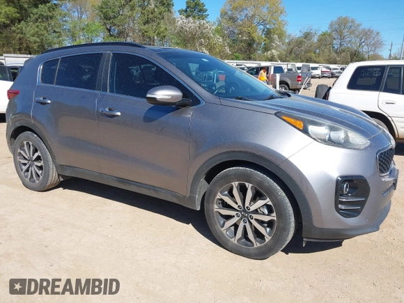 2018 Kia Sportage EX with VIN KNDPN3ACXJ7353395, listed as a IAAI auction lot 41868475 with 86,831 mi miles and . Bid and sale history available at DreamBid. Image 1.
