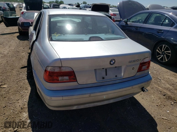 2002 BMW 5 Series 530iA with VIN WBADT63482CH99957, listed as a Copart auction lot 58257424 with 156,747 mi miles and Salvage Title. Bid and sale history available at carsss.com. Image 6.