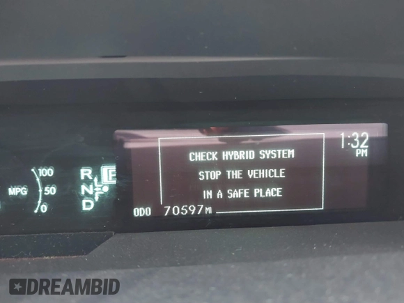 2015 Toyota Prius Four with VIN JTDKN3DUXF0428837, listed as a IAAI auction lot 41848140 with 70,597 mi miles. Bid and sale history available at carsss.com. Image 7.