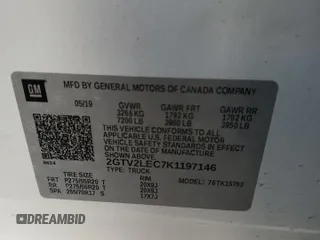 2019 GMC Sierra 1500 Limited with VIN 2GTV2LEC7K1197146, listed as a Copart auction lot 76446244 with 65,623 mi miles and Salvage Title. Bid and sale history available at carsss.com. Image 13.