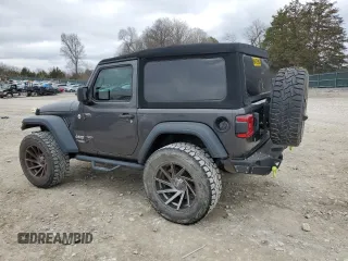 2018 Jeep Wrangler Sport S с VIN 1C4GJXAG7JW168958, выставлен на аукционе Copart как лот 41686755 с пробегом 63 247 миль миль и Списание • Salvage title. История ставок и продаж доступна на DreamBid. Изображение 2.