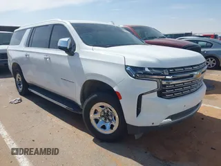 2023 Chevrolet Suburban Premier with VIN 1GNSKFKDXPR264328, listed as a IAAI auction lot 42349298 with Not provided miles and . Bid and sale history available at DreamBid. Image 1.
