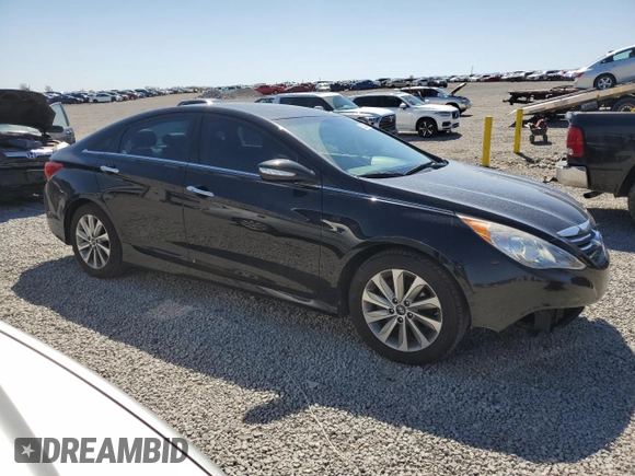 2014 Hyundai Sonata Limited with VIN 5NPEC4AB2EH905757, listed as a Copart auction lot 50533495 with 173,930 mi miles and Salvage Title. Bid and sale history available at DreamBid. Image 4.