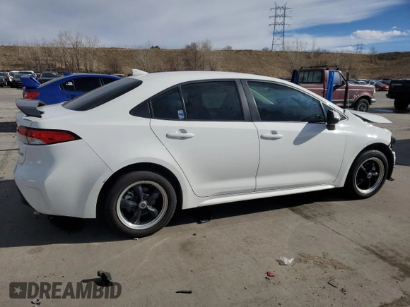 2023 Toyota Corolla Hybrid LE with VIN JTDBCMFE6PJ004987, listed as a Copart auction lot 48596975 with 33,122 mi miles and Salvage Title. Bid and sale history available at carsss.com. Image 3.