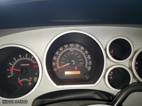 2007 Toyota Tundra SR5 with VIN 5TBBT54147S451870, listed as a Copart auction lot 51478905 with 179,898 mi miles and Salvage Title. Bid and sale history available at carsss.com. Image 9.