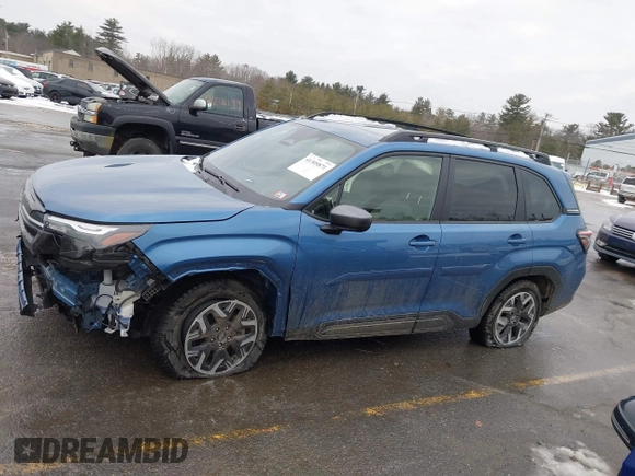 2025 Subaru Forester Premium with VIN JF2SLDDC7SH457793, listed as a IAAI auction lot 41309871 with 2,070 mi miles. Bid and sale history available at carsss.com. Image 15.