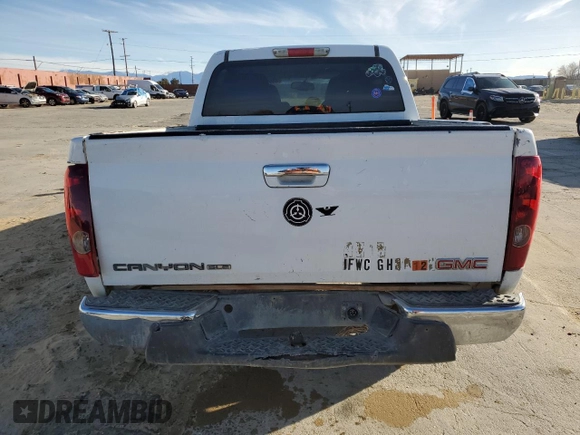 2011 GMC Canyon SLE1 with VIN 1GTD5MF93B8109587, listed as a Copart auction lot 44645025 with 155,047 mi miles and Salvage Title. Bid and sale history available at carsss.com. Image 6.