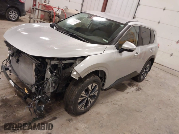 2022 Nissan Rogue SV with VIN 5N1BT3BB8NC696544, listed as a IAAI auction lot 41516760 with 24,679 mi miles. Bid and sale history available at carsss.com. Image 17.