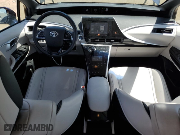 2017 Toyota Mirai with VIN JTDBVRBD9HA001930, listed as a Copart auction lot 57167705 with 57,842 mi miles and Salvage title. Bid and sale history available at DreamBid. Image 8.