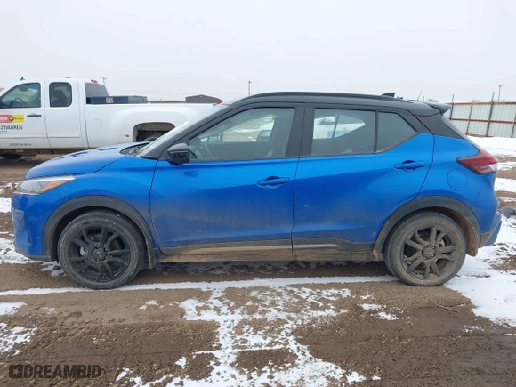 2022 Nissan Kicks SR with VIN 3N1CP5DV8NL482046, listed as a IAAI auction lot 41376359 with 19,149 mi miles. Bid and sale history available at carsss.com. Image 14.