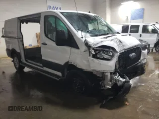 2023 Ford Transit Cargo with VIN 1FTBR1Y87PKA51654, listed as a Copart auction lot 82376064 with 18,442 mi miles and Clean Title. Bid and sale history available at DreamBid. Image 4.