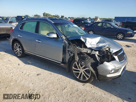 2017 Infiniti QX50 with VIN JN1BJ0RRXHM408987, listed as a Copart auction lot 49341714 with 38,051 mi miles. Bid and sale history available at carsss.com. Image 4.
