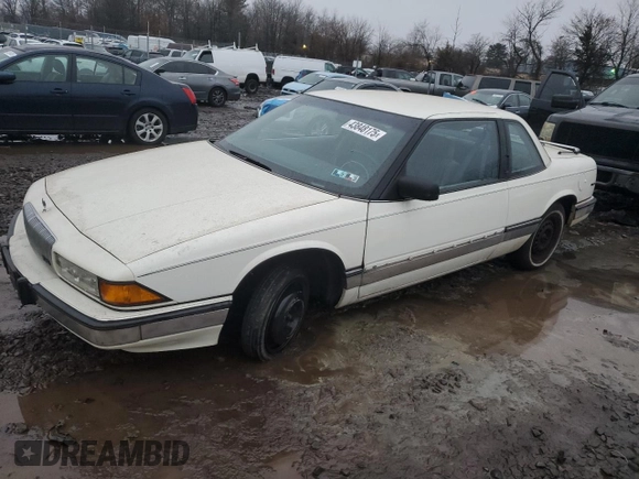 1990 Buick Regal with VIN 2G4WD14T3L1423376, listed as a Copart auction lot 43848175 with 51,407 mi miles and Clean Title. Bid and sale history available at DreamBid. Image 1.