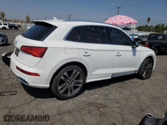 2020 Audi SQ5 Premium with VIN WA1A4AFY6L2014676, listed as a Copart auction lot 68656803 with 24,018 mi miles. Bid and sale history available at carsss.com. Image 3.