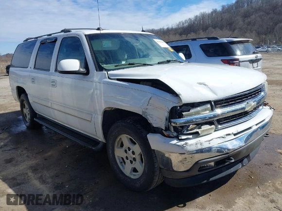 2005 Chevrolet Suburban Z71 with VIN 3GNFK16Z05G283414, listed as a IAAI auction lot 41656483 with 185,501 mi miles. Bid and sale history available at carsss.com. Image 1.