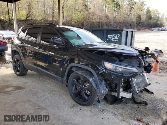 2019 Jeep Cherokee Altitude with VIN 1C4PJLLB4KD429034, listed as a Copart auction lot 51003625 with Not provided miles and Salvage title. Bid and sale history available at DreamBid. Image 4.