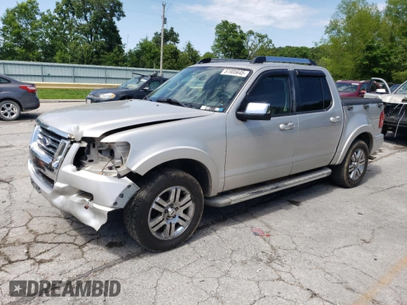2007 Ford Explorer Sport Trac Limited with VIN 1FMEU53K27UB31367, listed as a Copart auction lot 57905645 with 119,372 mi miles and Salvage title. Bid and sale history available at DreamBid. Image 1.