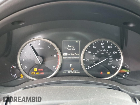 2020 Lexus NX 300 with VIN JTJDARBZ3L5007964, listed as a Copart auction lot 58814485 with 109,063 mi miles and Clean title. Bid and sale history available at DreamBid. Image 9.