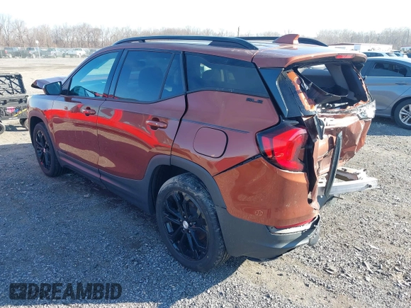2019 GMC Terrain SLE with VIN 3GKALTEV5KL317283, listed as a IAAI auction lot 41639956 with 52,658 mi miles. Bid and sale history available at carsss.com. Image 3.