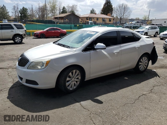2015 Buick Verano с VIN 1G4PP5SK4F4218543, выставлен на аукционе Copart как лот 53806615 с пробегом 60 906 миль миль и Списание • Salvage title. История ставок и продаж доступна на DreamBid. Изображение 1.