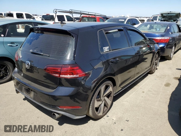 2018 Volkswagen Golf GTI S with VIN 3VW447AU6JM297495, listed as a Copart auction lot 56058774 with 0 mi miles and Salvage Title. Bid and sale history available at carsss.com. Image 3.
