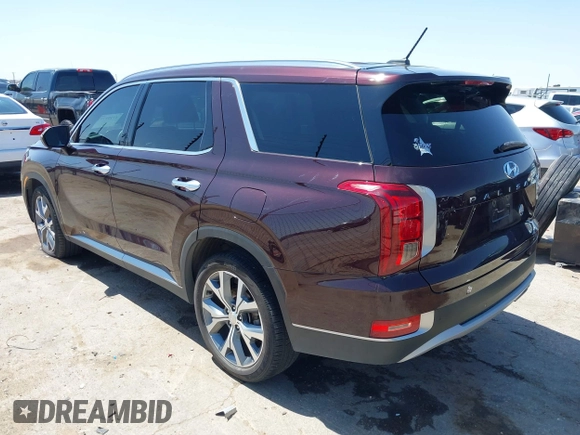 2020 Hyundai Palisade SEL with VIN KM8R4DHE1LU078508, listed as a IAAI auction lot 41971712 with 60,925 mi miles and . Bid and sale history available at DreamBid. Image 3.