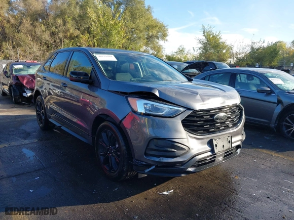 2022 Ford Edge SE with VIN 2FMPK4G9XNBA21993, listed as a IAAI auction lot 40575593 with 34,801 mi miles. Bid and sale history available at carsss.com. Image 1.