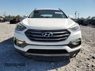 2018 Hyundai Santa Fe 2.4L with VIN 5XYZU3LB1JG537076, listed as a Copart auction lot 52724355 with 63,863 mi miles and Salvage title. Bid and sale history available at DreamBid. Image 5.