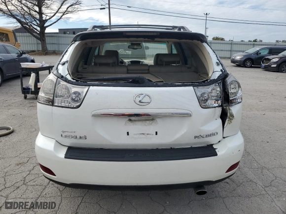 2007 Lexus RX 350 with VIN 2T2HK31U97C005533, listed as a Copart auction lot 41428085 with 13,515 mi miles and Non Repairable. Bid and sale history available at carsss.com. Image 6.