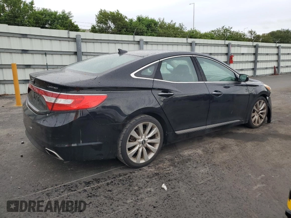 2017 Hyundai Azera Limited z VIN KMHFH4JG1HA591009, wystawiony jako Copart lot #63236595 z przebiegiem 118 042 mil mil oraz Szkoda całkowita • Salvage title. Historia ofert i sprzedaży dostępna na DreamBid. Obrazek 3.