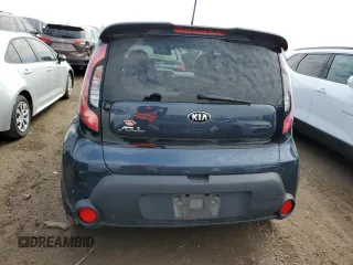 2014 Kia Soul + with VIN KNDJP3A53E7076791, listed as a Copart auction lot 50603305 with 53,662 mi miles and Salvage Title. Bid and sale history available at DreamBid. Image 6.