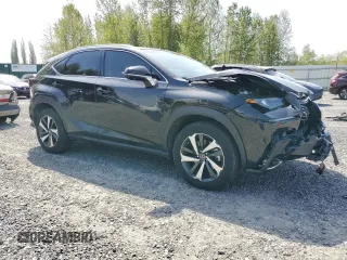 2019 Lexus NX with VIN JTJBARBZ7K2212775, listed as a Copart auction lot 54570085 with 41,946 mi miles and Salvage Title. Bid and sale history available at carsss.com. Image 4.