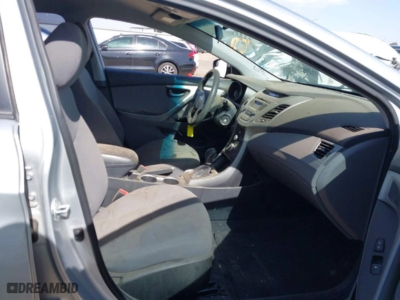 2014 Hyundai Elantra Limited with VIN 5NPDH4AE1EH483956, listed as a IAAI auction lot 41752342 with 1 mi miles. Bid and sale history available at carsss.com. Image 5.