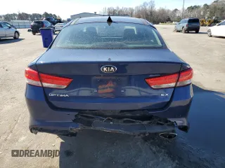 2017 Kia Optima EX with VIN 5XXGU4L32HG148418, listed as a Copart auction lot 54163215 with 99,850 mi miles and Salvage title. Bid and sale history available at DreamBid. Image 6.