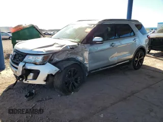 2018 Ford Explorer Limited with VIN 1FM5K7F81JGA82752, listed as a Copart auction lot 50559395 with 76,612 mi miles and Salvage Title. Bid and sale history available at carsss.com. Image 1.